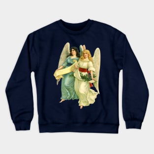 Victorian Christmas Angels Crewneck Sweatshirt